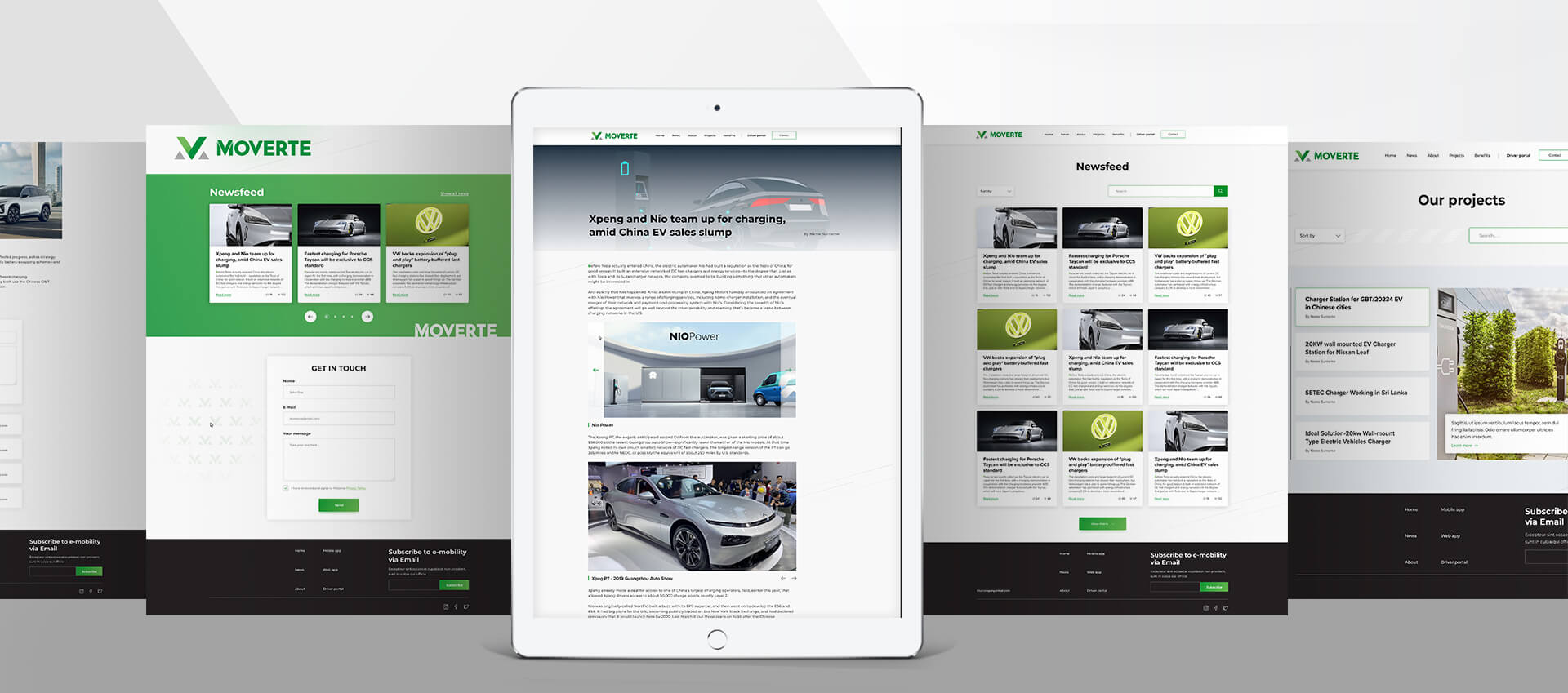 web creative for filling station